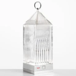 Kartell Lantern LED-Tischleuchte, Transparent IP54