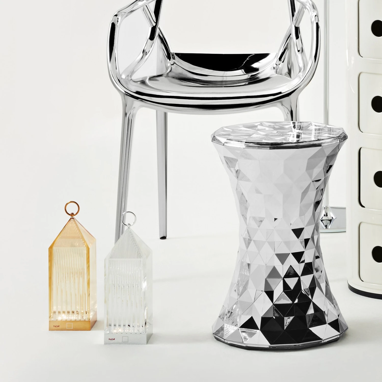 Kartell Lantern LED-Tischleuchte, Transparent IP54 – Bild 8