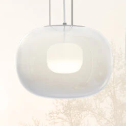 LED-Hängeleuchte SNÖ, 3.000K, DALI, Ø 36 Cm