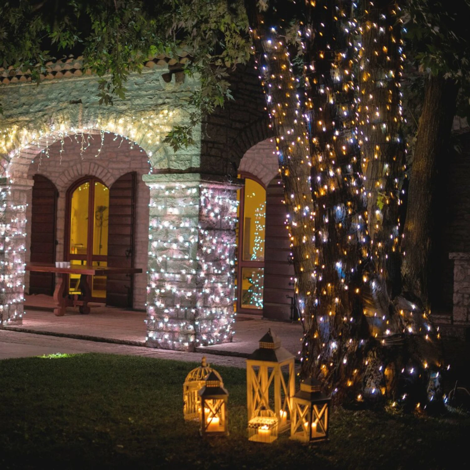 LED-Lichterkette Twinkly CCT, 250-fl. 20 M Schwarz – Bild 5