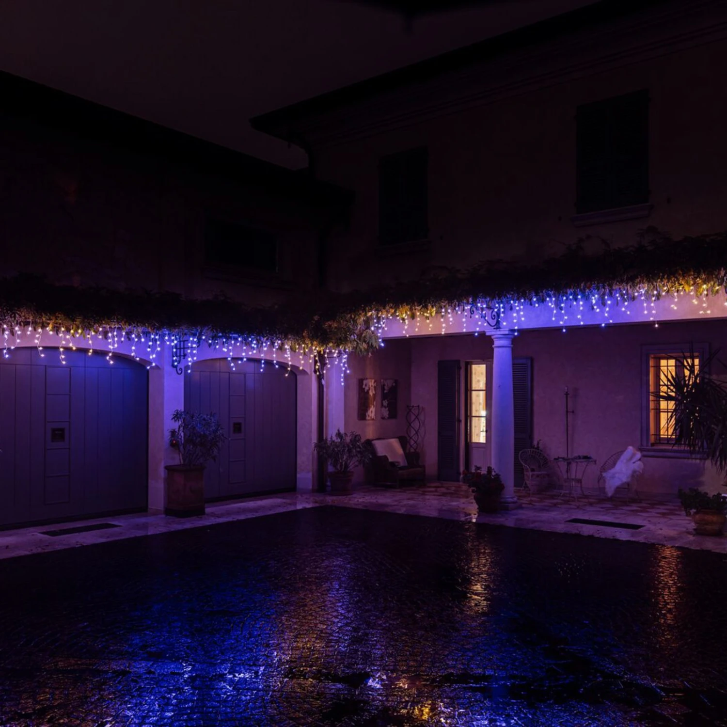 Smarter LED-Lichtervorhang Twinkly Für App, RGBW – Bild 4