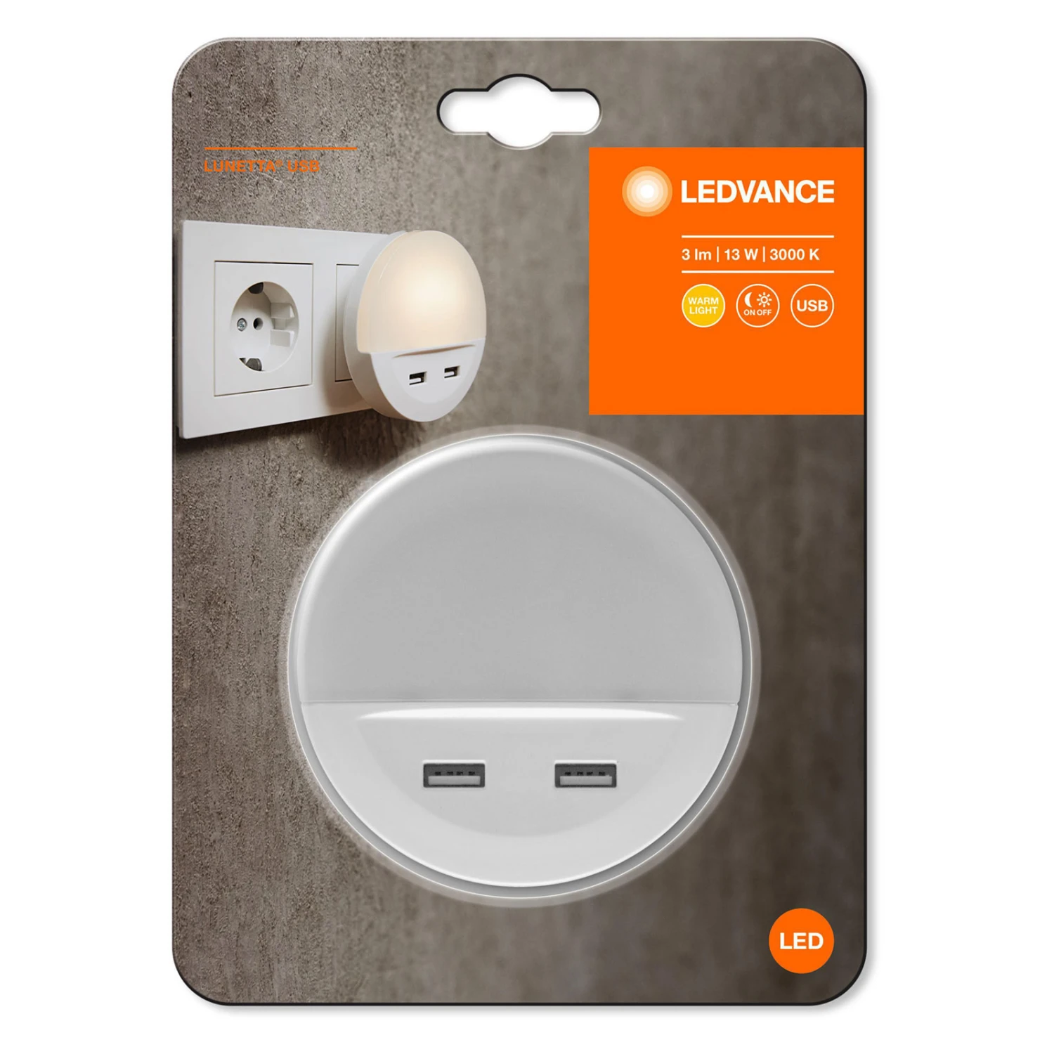 LEDVANCE Lunetta USB LED-Nachtlicht Mit USB-Port – Bild 8