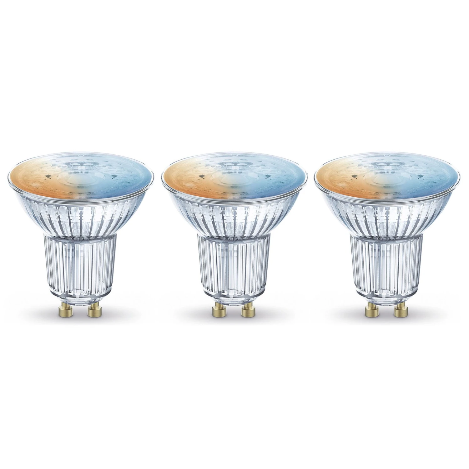 LEDVANCE SMART+ WiFi GU10-Reflektor 4,9W CCT 3er