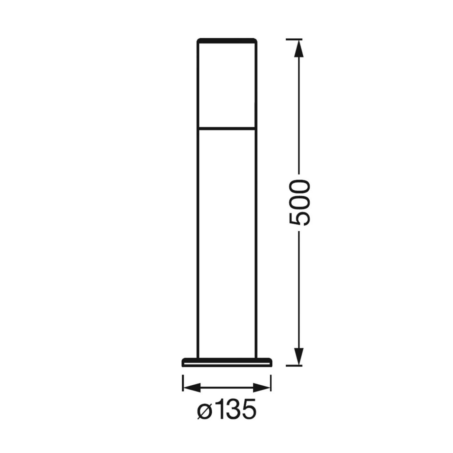 LEDVANCE SMART+ WiFi Outdoor Pipe Post, Höhe 50 Cm – Bild 8
