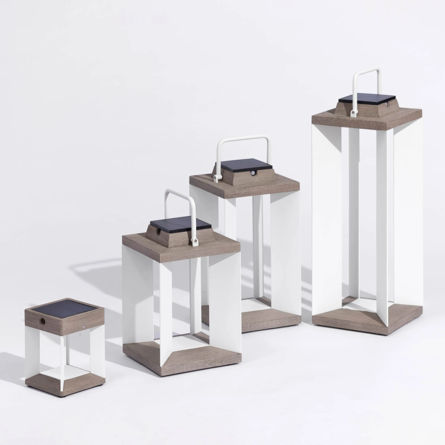 Solarlaterne Teckalu, Duratek/weiß, 45,5cm – Bild 5