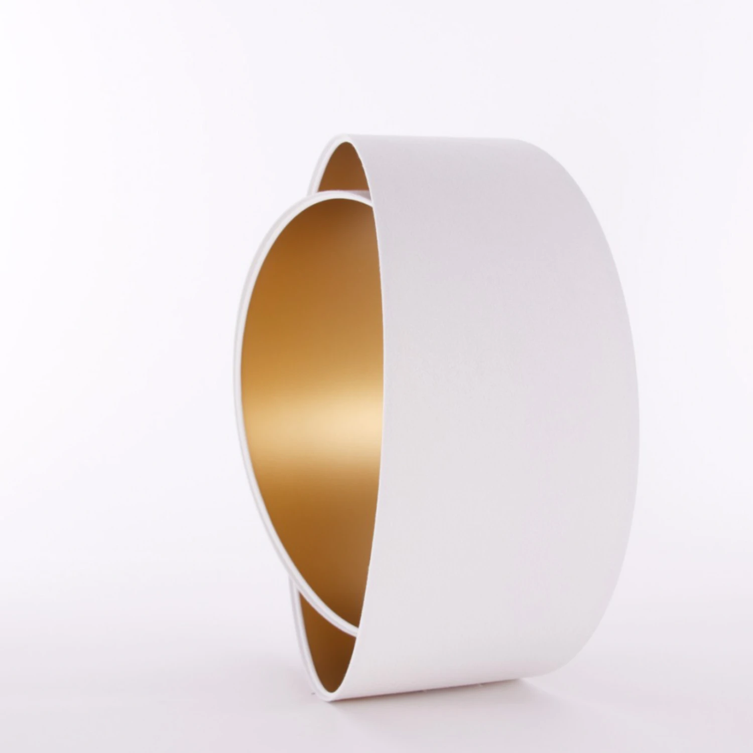 Lampenschirm Chloe, Ø 50cm, Außen Weiß, Innen Gold – Bild 5