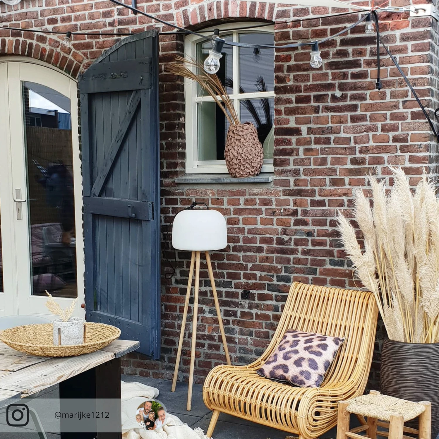 Nordlux LED-Stehleuchte Kettle Tripod Holz, Schirm 36cm – Bild 5