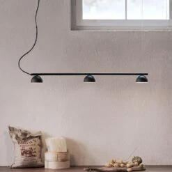 Northern Blush LED-Hängeleuchte, 3-flg., Schwarz