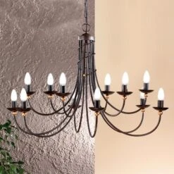 Kronleuchter Garda Landhausstil 12-flammig