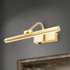 Goldene LED-Bilderleuchte Sofia - 30 Cm