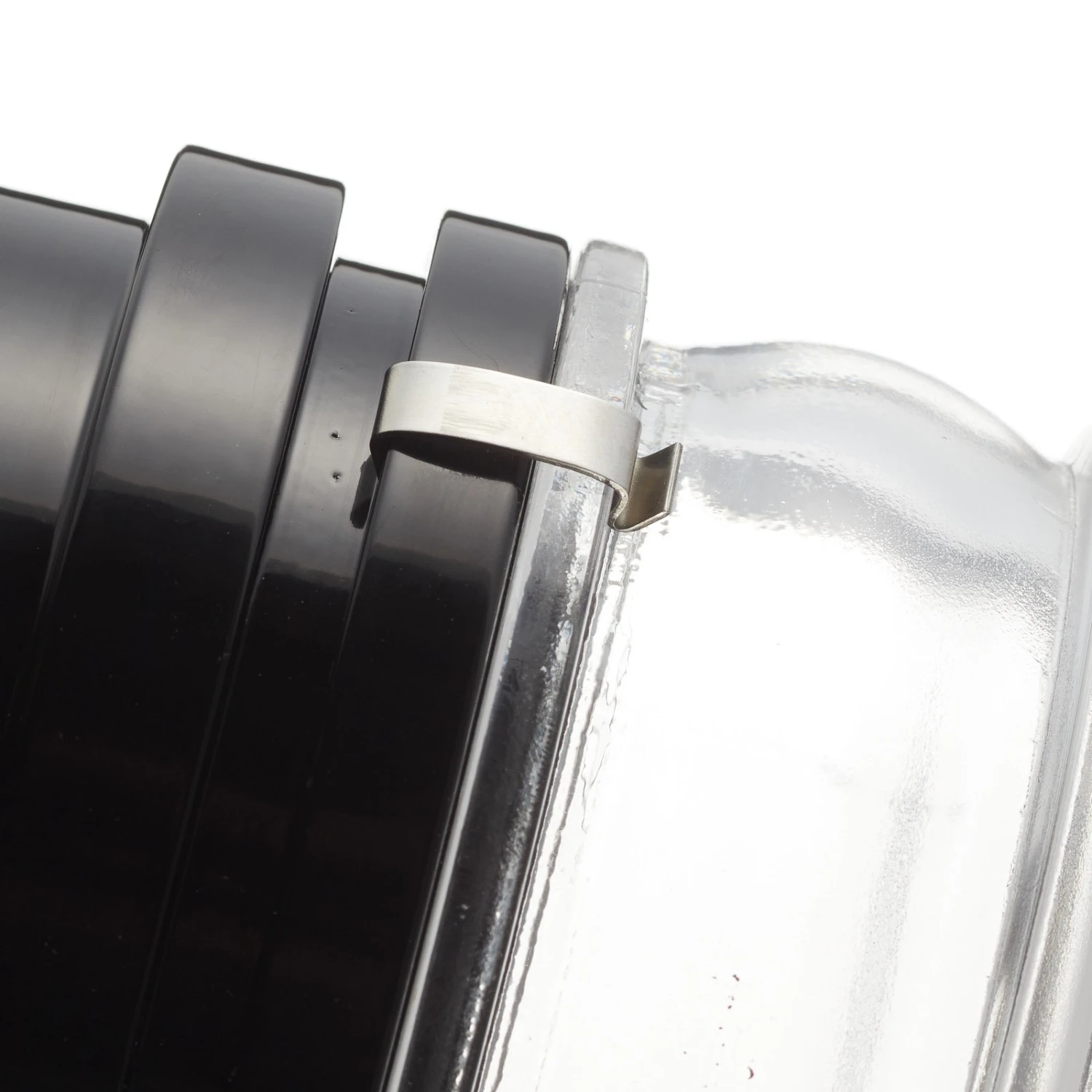 Oluce Fresnel Wandlampe M. Glaslinse IP44 Schwarz – Bild 5