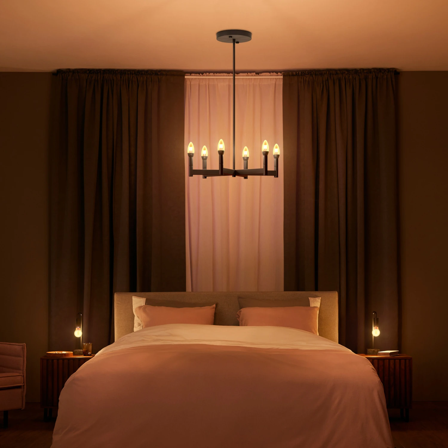 Philips Hue LED-Kerze Filament White E14 4,5W 2er – Bild 5