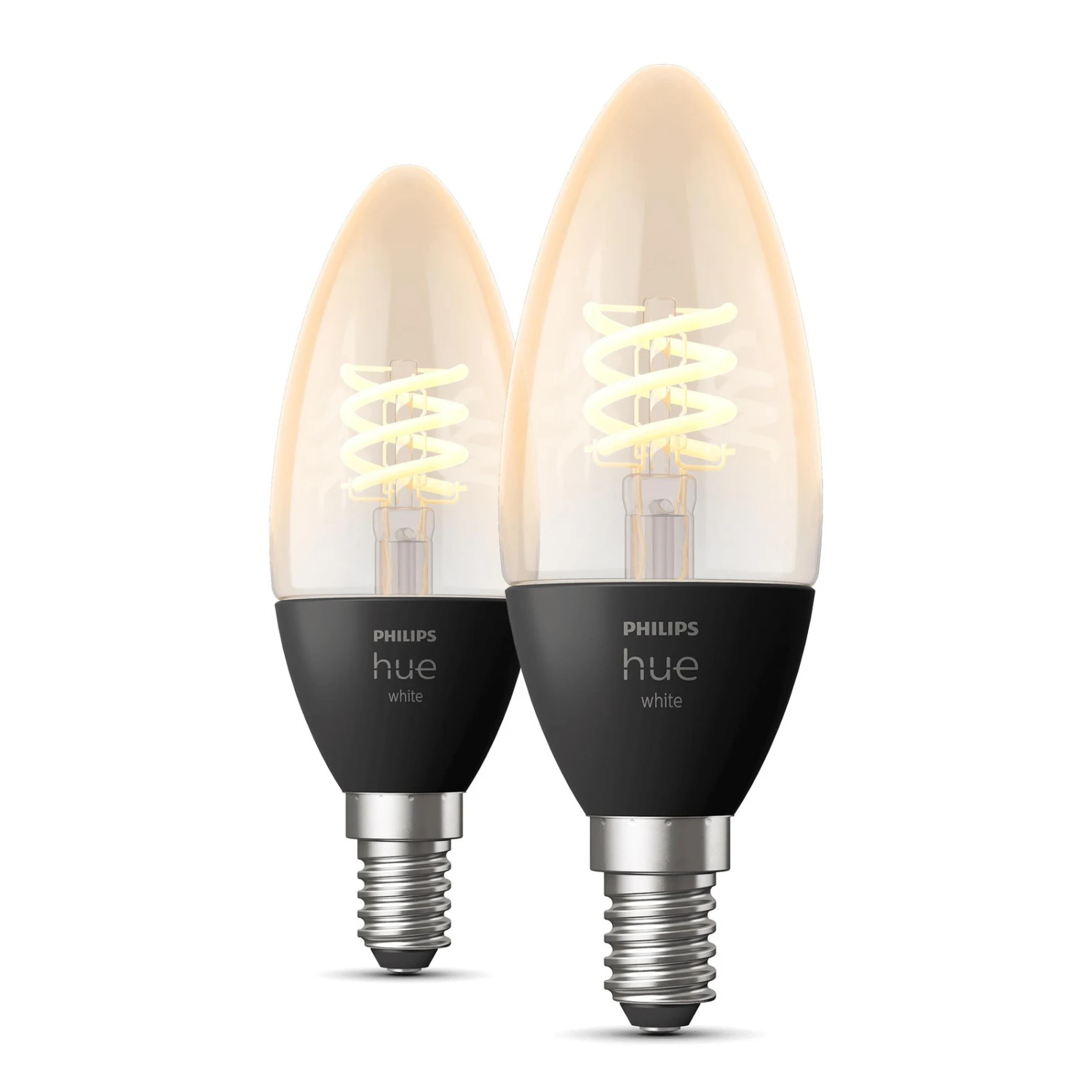 Philips Hue LED-Kerze Filament White E14 4,5W 2er – Bild 6