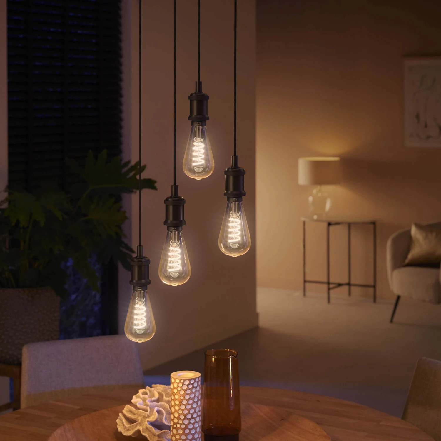 Philips Hue E27 7W LED-Lampe Giant Edison Filament – Bild 5