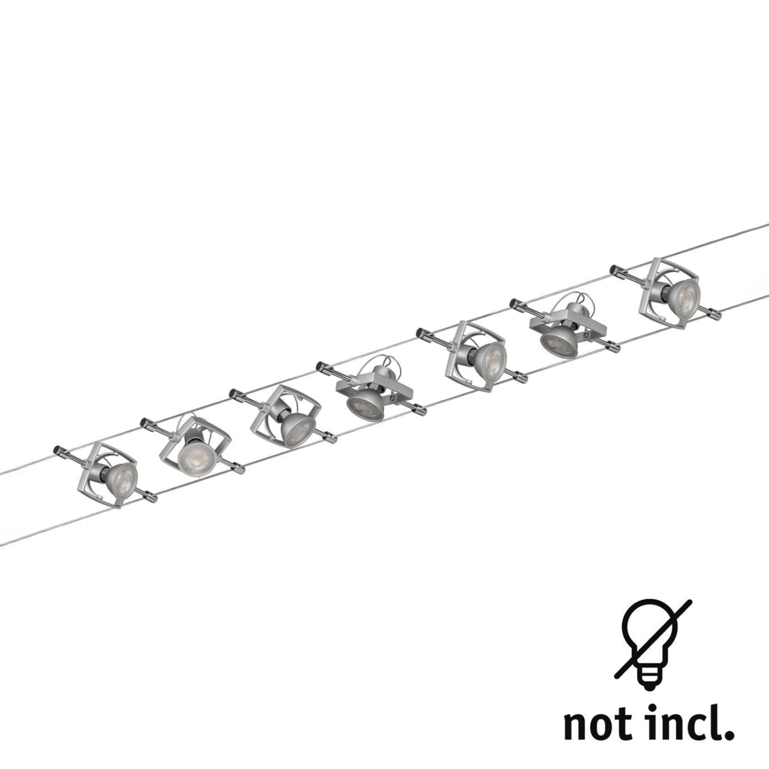 Paulmann Wire Mac II Seilsystem 7fl. Chrom – Bild 2