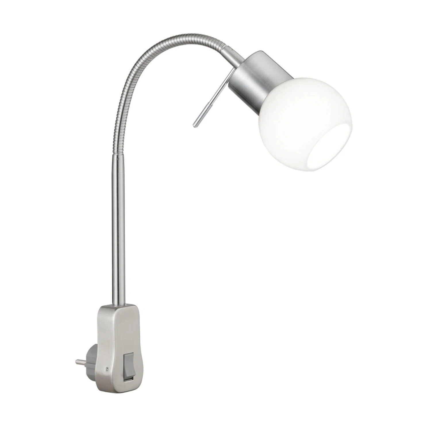 Lindby Aeryn Steckdosenleuchte, Flexarm, Schalter – Bild 3