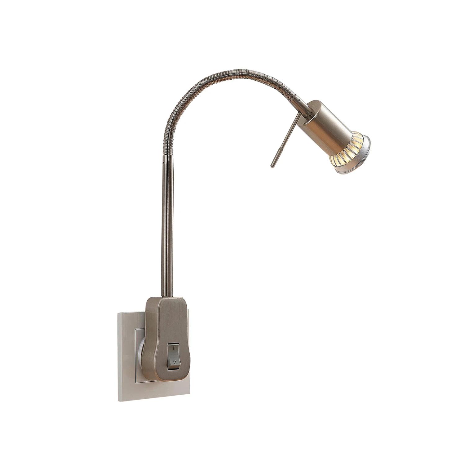 Lindby Ahoja Steckdosenleuchte, Flexarm, Schalter – Bild 3