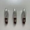 E10 Riffelkerze Ersatzlampe 3er Außenlichterbögen