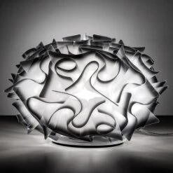 Slamp Veli Design-Tischleuchte Ø 32cm Anthrazit