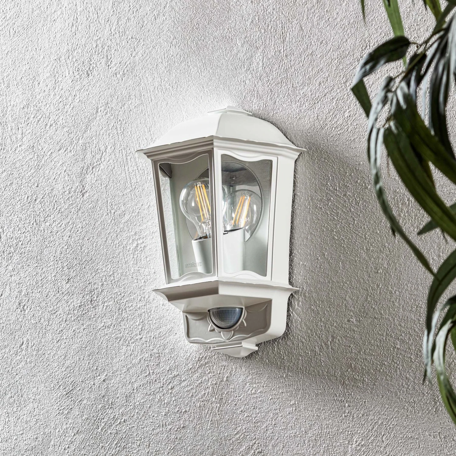 STEINEL L 190 S Sensor-Außenwandlampe Weiß – Bild 2