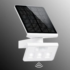 STEINEL XSolar L-S Solar-LED-Außenwandlampe Weiß