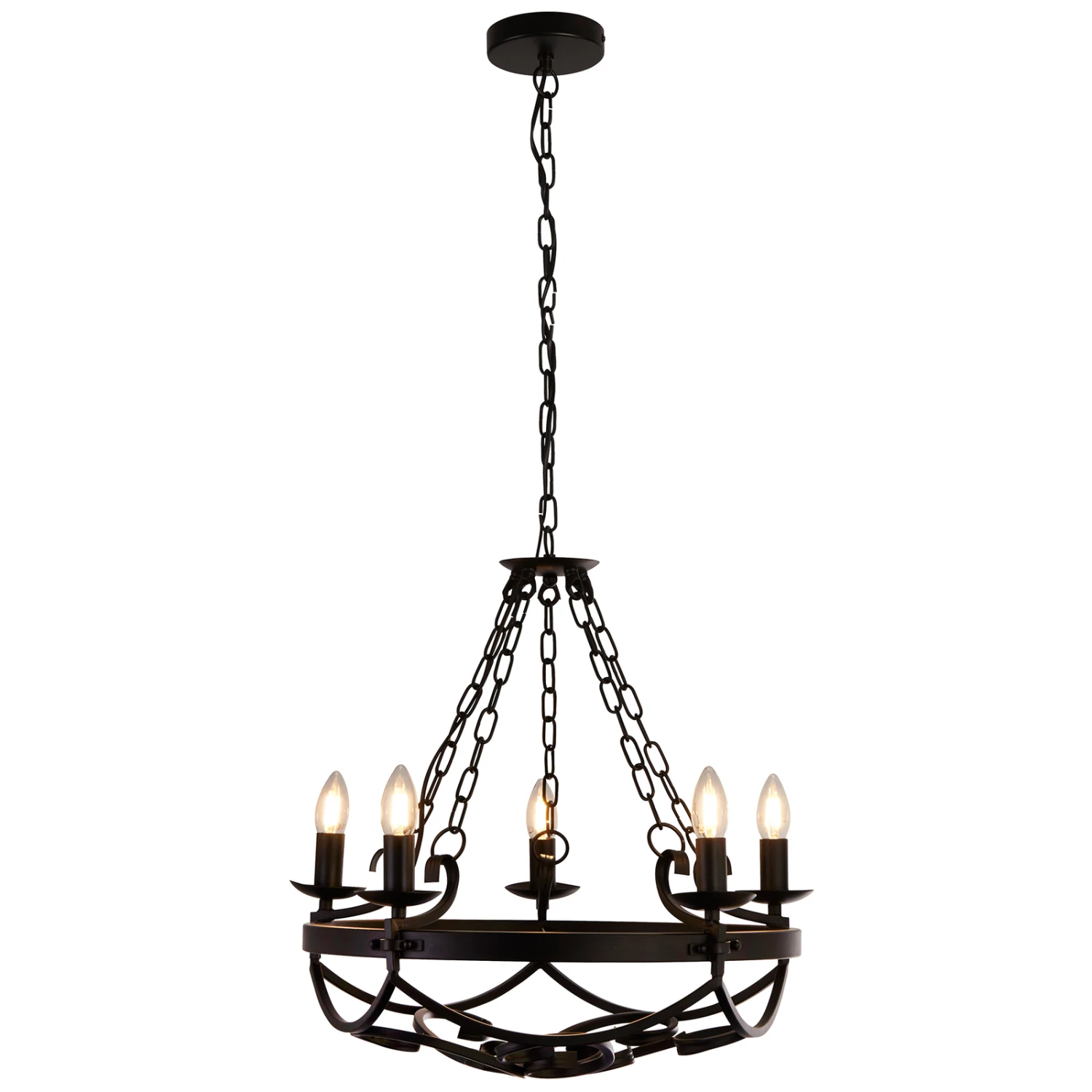 Kronleuchter Cartwheel III, Fünfflammig, Ø 54 Cm – Bild 3