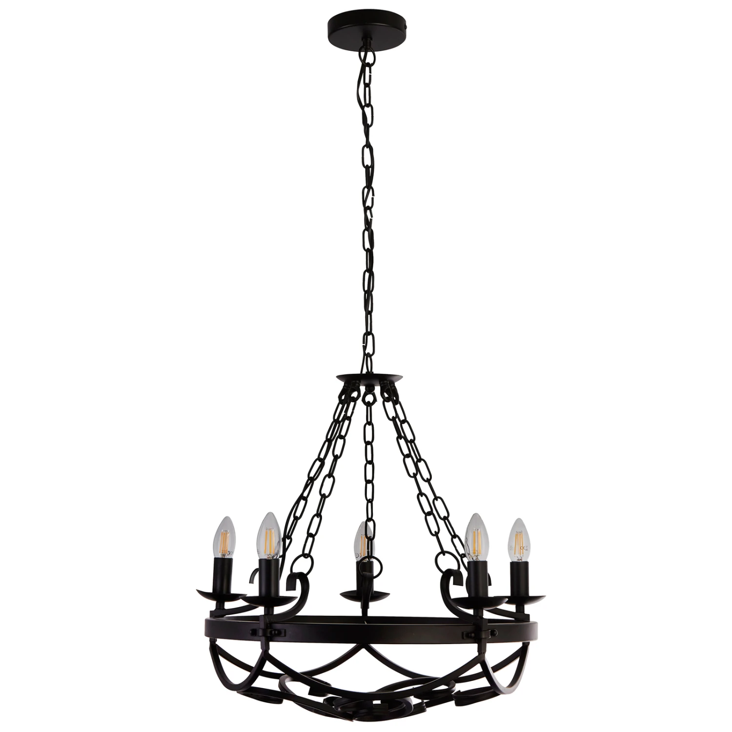 Kronleuchter Cartwheel III, Fünfflammig, Ø 54 Cm – Bild 4