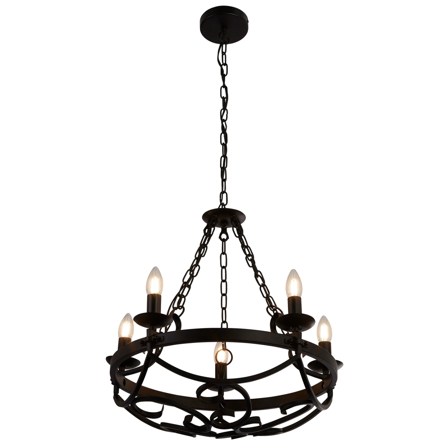 Kronleuchter Cartwheel III, Fünfflammig, Ø 54 Cm – Bild 5