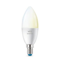 WiZ C37 LED-Lampe E14 4,9W Kerze Matt CCT
