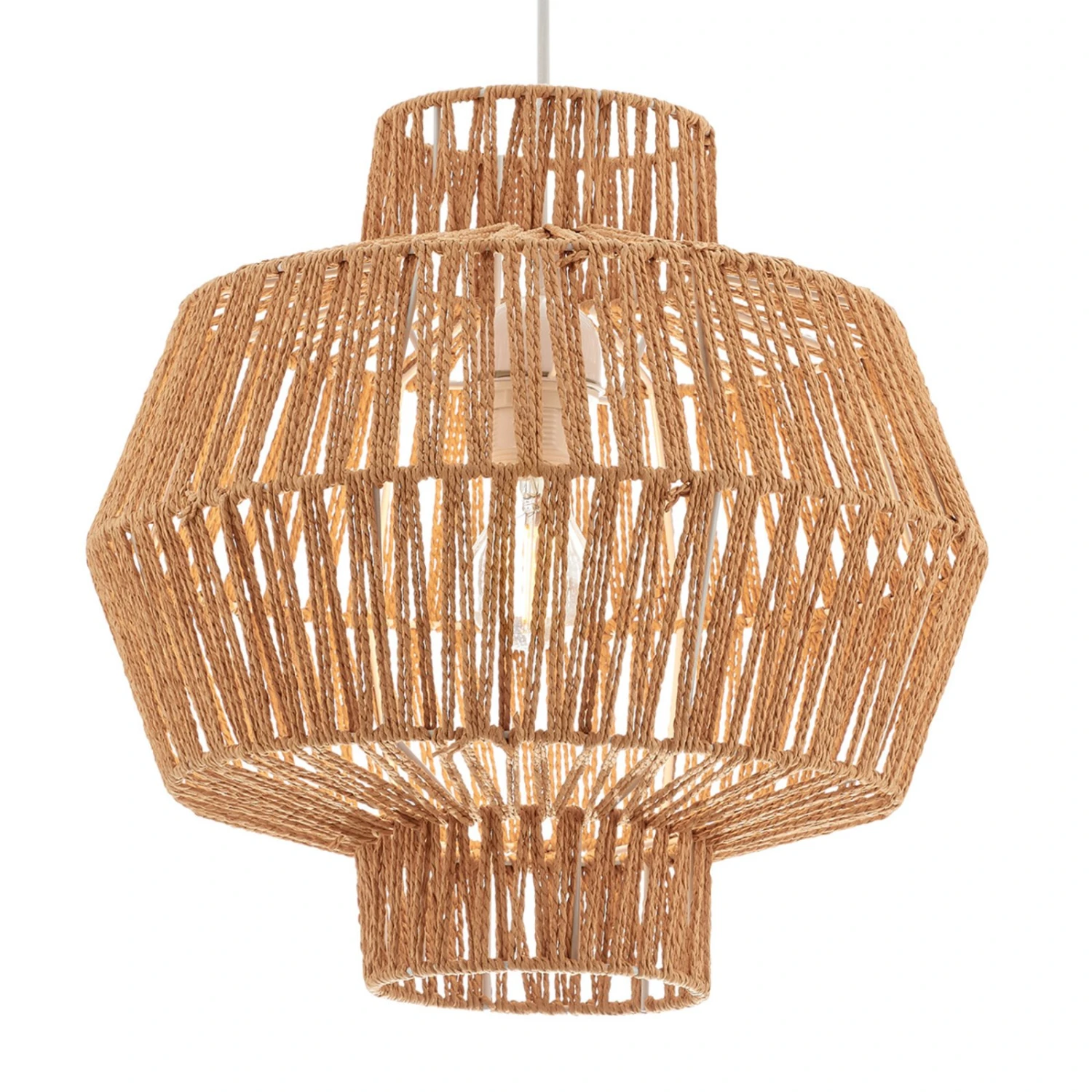 Hängeleuchte Felis Aus Naturseil Ø 30 Cm