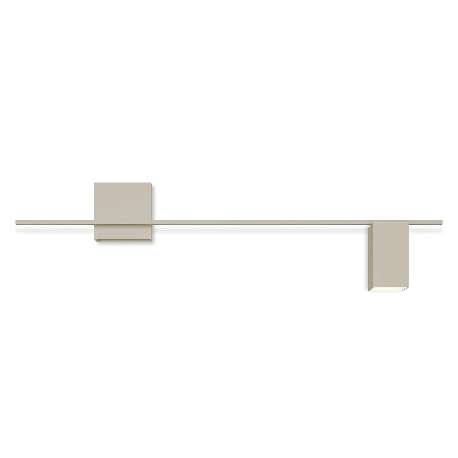Vibia Structural 2610 LED-Wandleuchte, Hellgrau