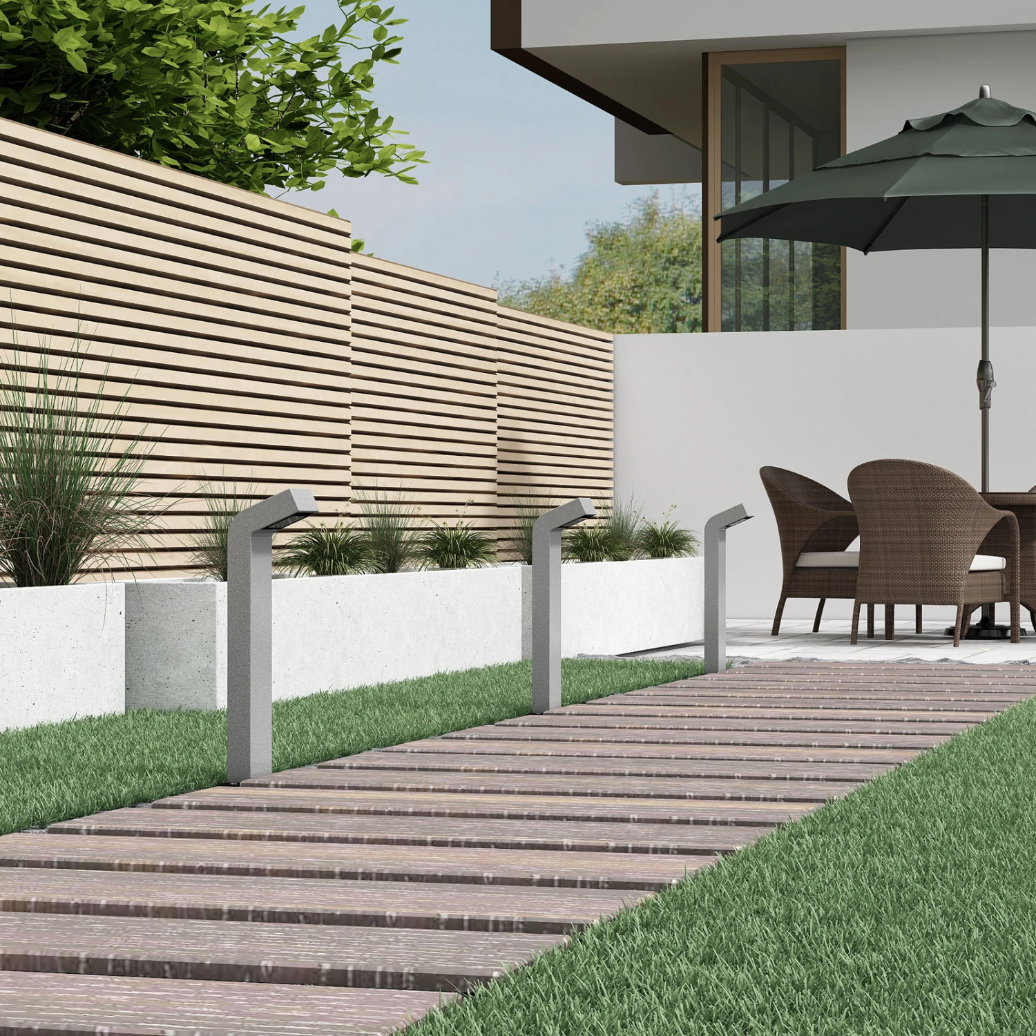 Arcchio LED-Pollerleuchte Vavara, Höhe 70 Cm – Bild 3