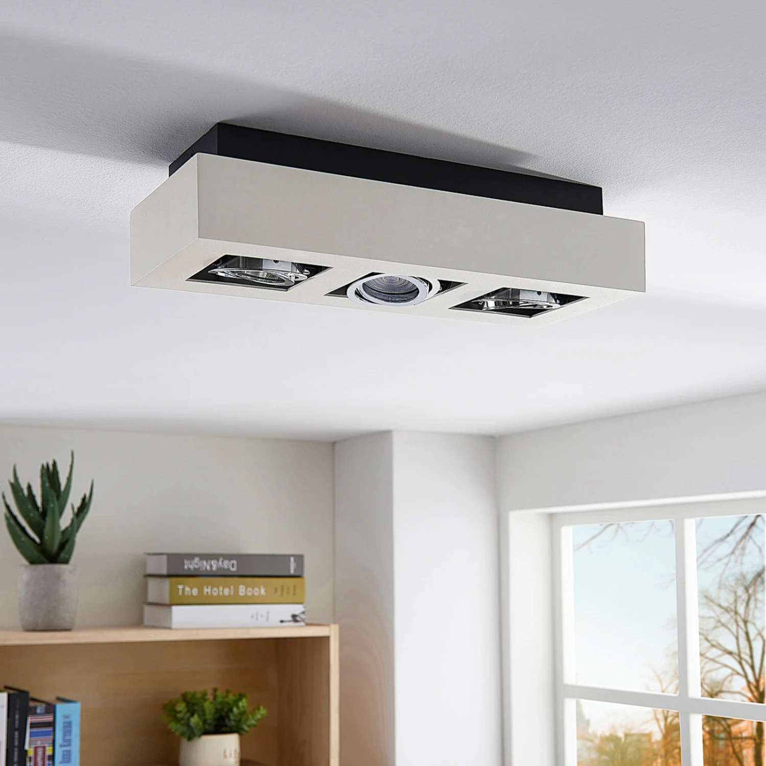 3-flammige Deckenlampe Vince In Weiß – Bild 2