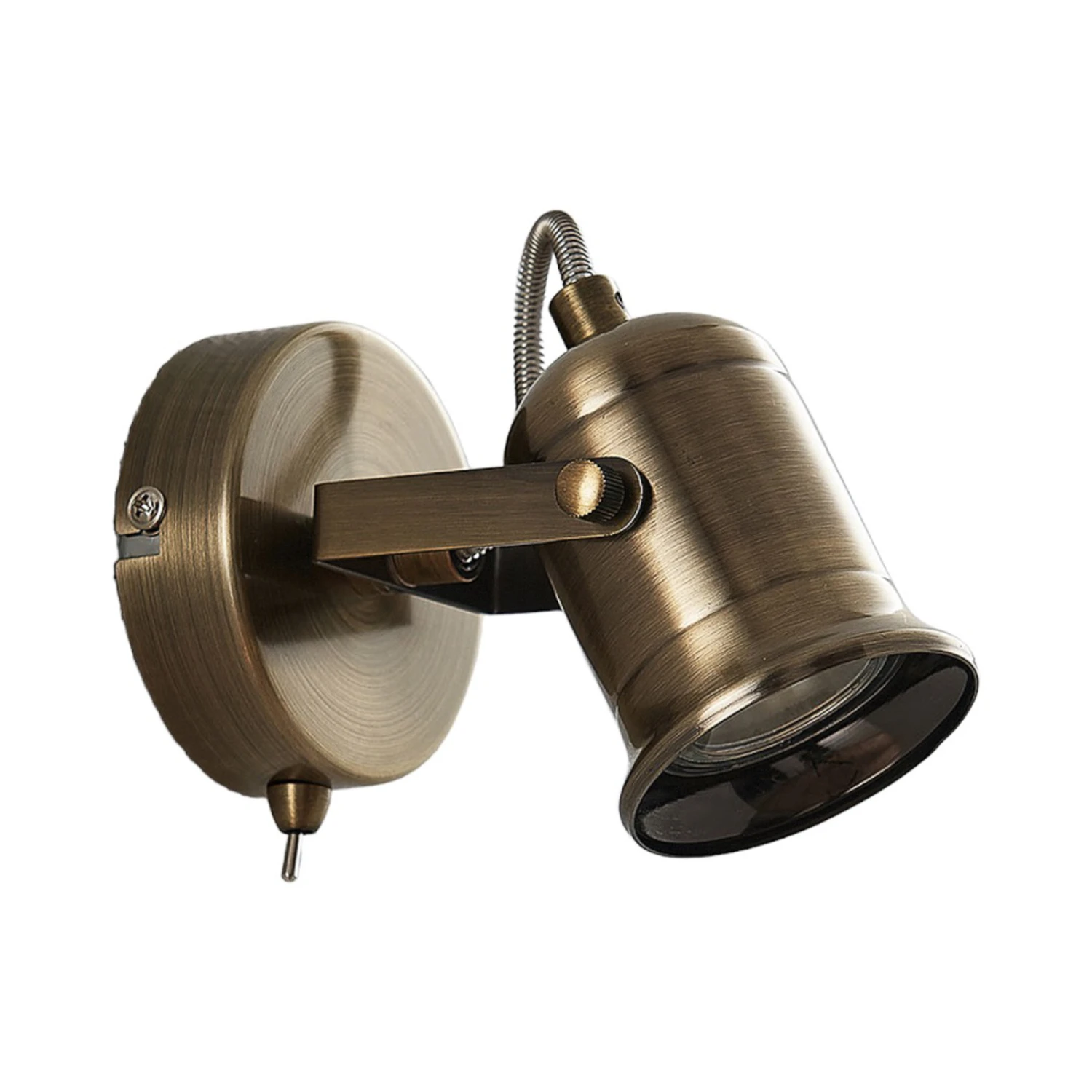 Wandleuchte Anze In Messing Antik – Bild 4