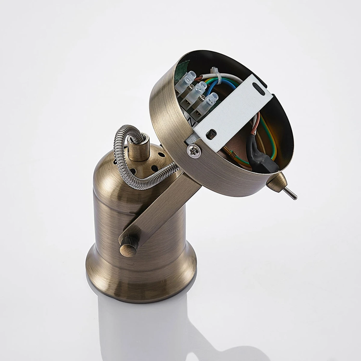 Wandleuchte Anze In Messing Antik – Bild 9