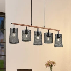 Lindby Bitana Hängeleuchte Fünfflammig