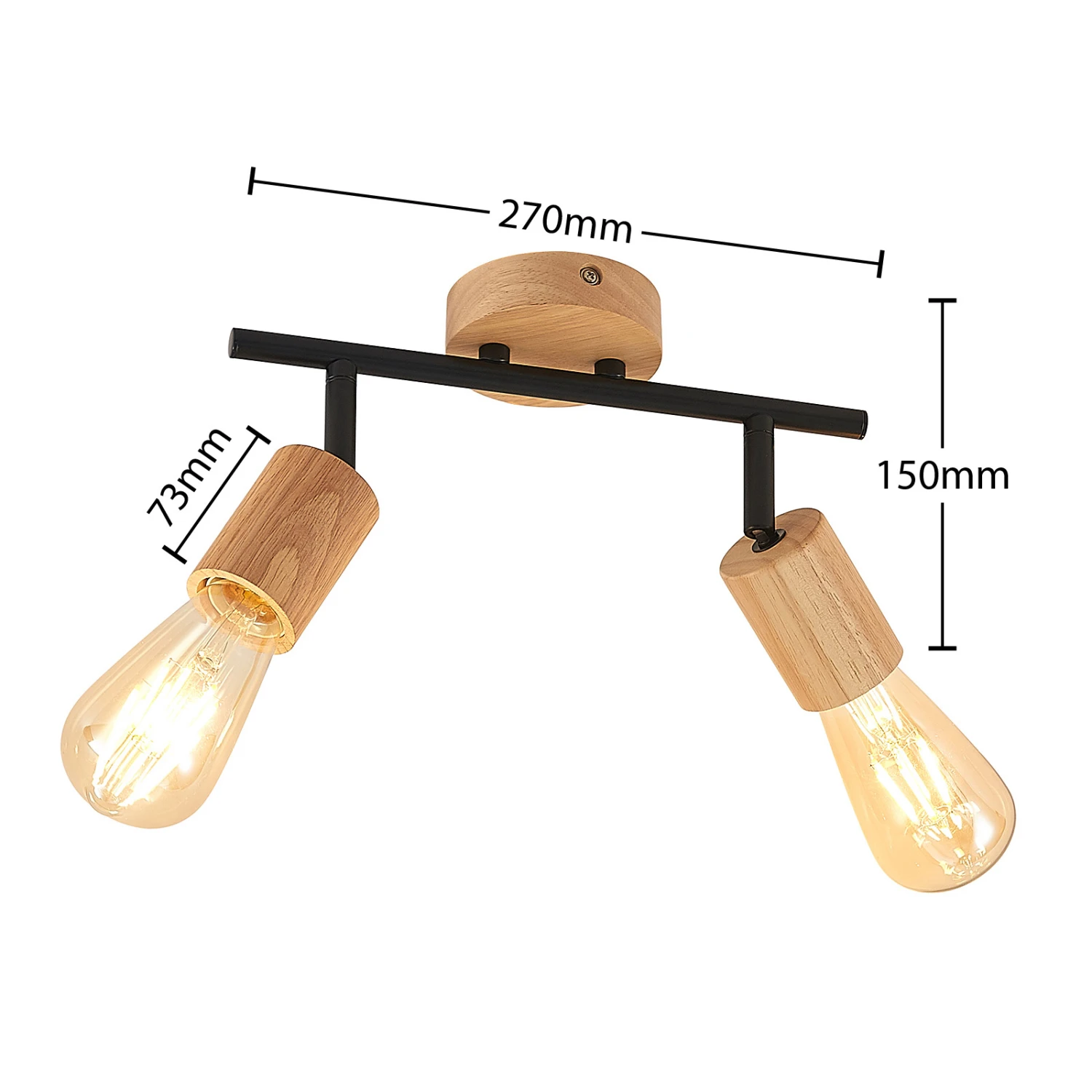 Lindby Magniva Deckenstrahler, Zweiflammig – Bild 4