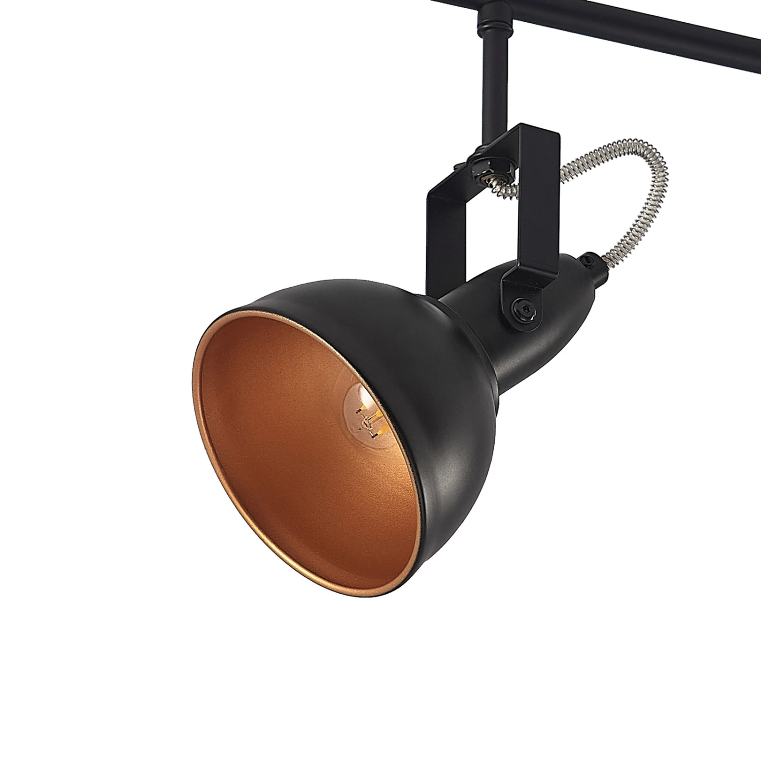 Lindby Morgana Strahler, Schwarz-gold, Dreiflammig – Bild 7