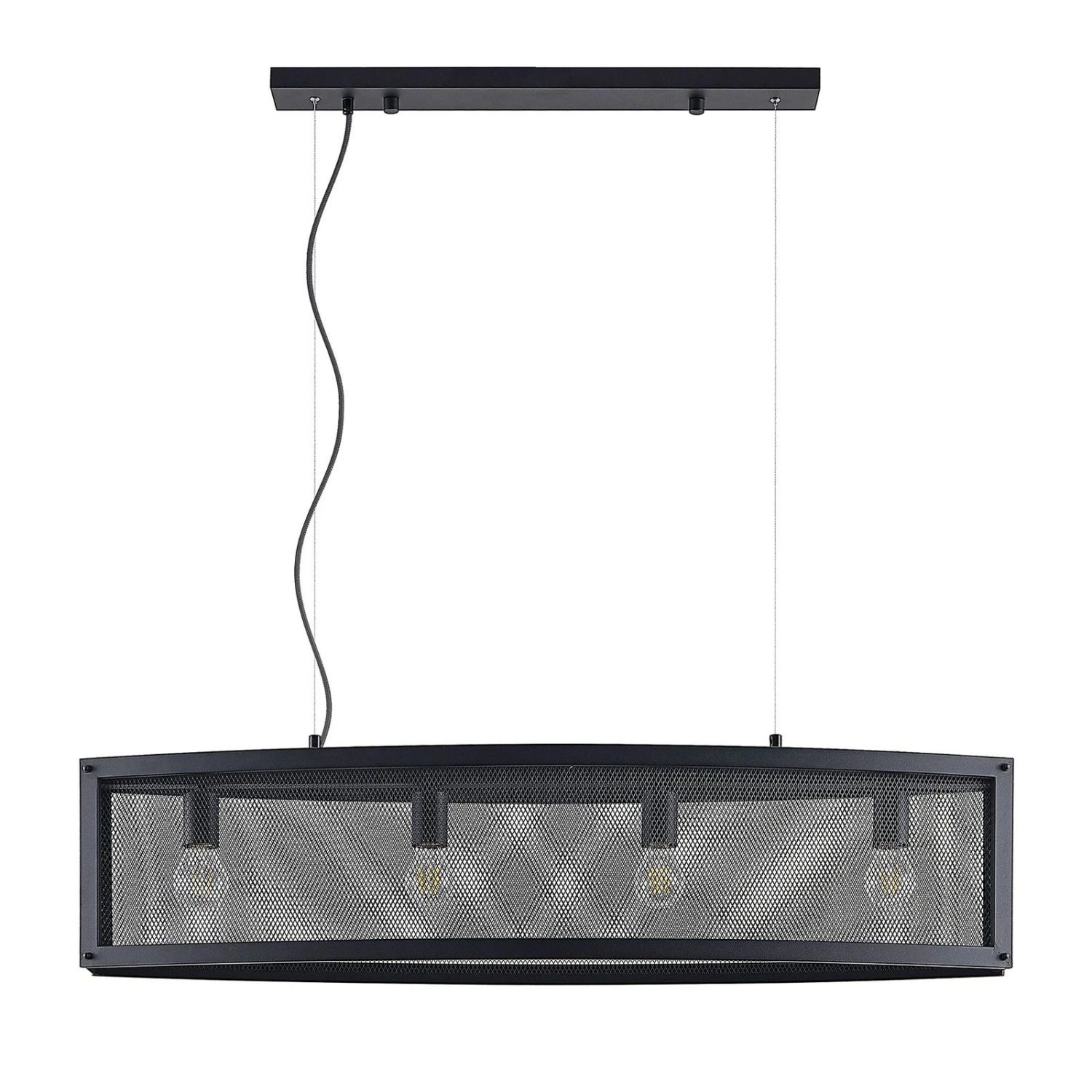 Lindby Mizgin Hängeleuchte Mit Gitter 4-flammig – Bild 4