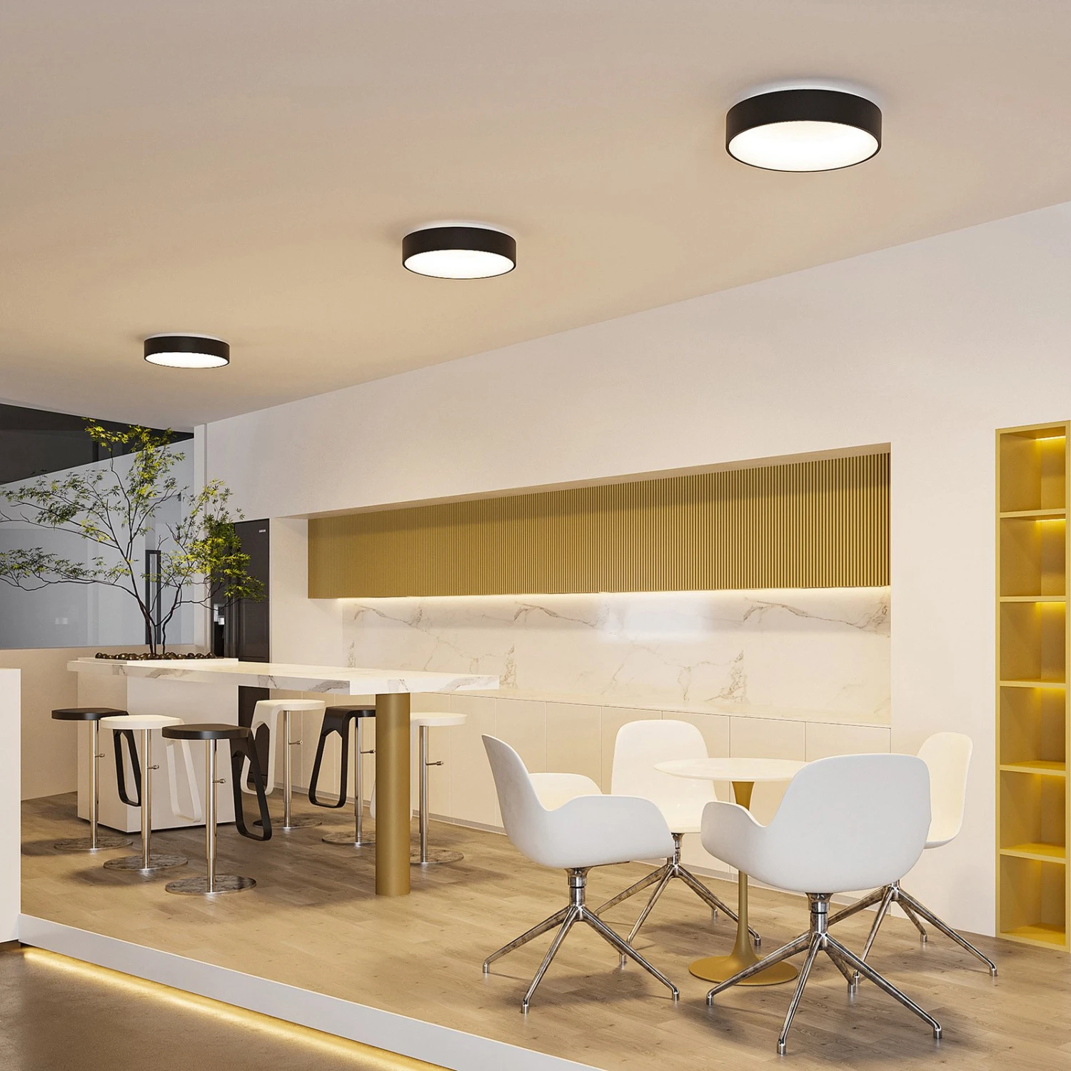 Arcchio Aleksi LED-Deckenleuchte, Ø 45 Cm, Rund – Bild 2