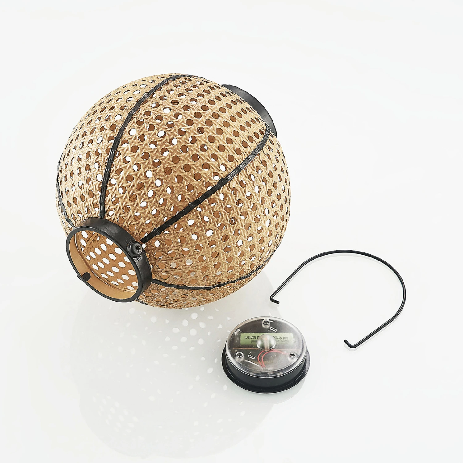 Lindby Lemark LED-Solarlaterne, Kugel, Tragbar – Bild 11