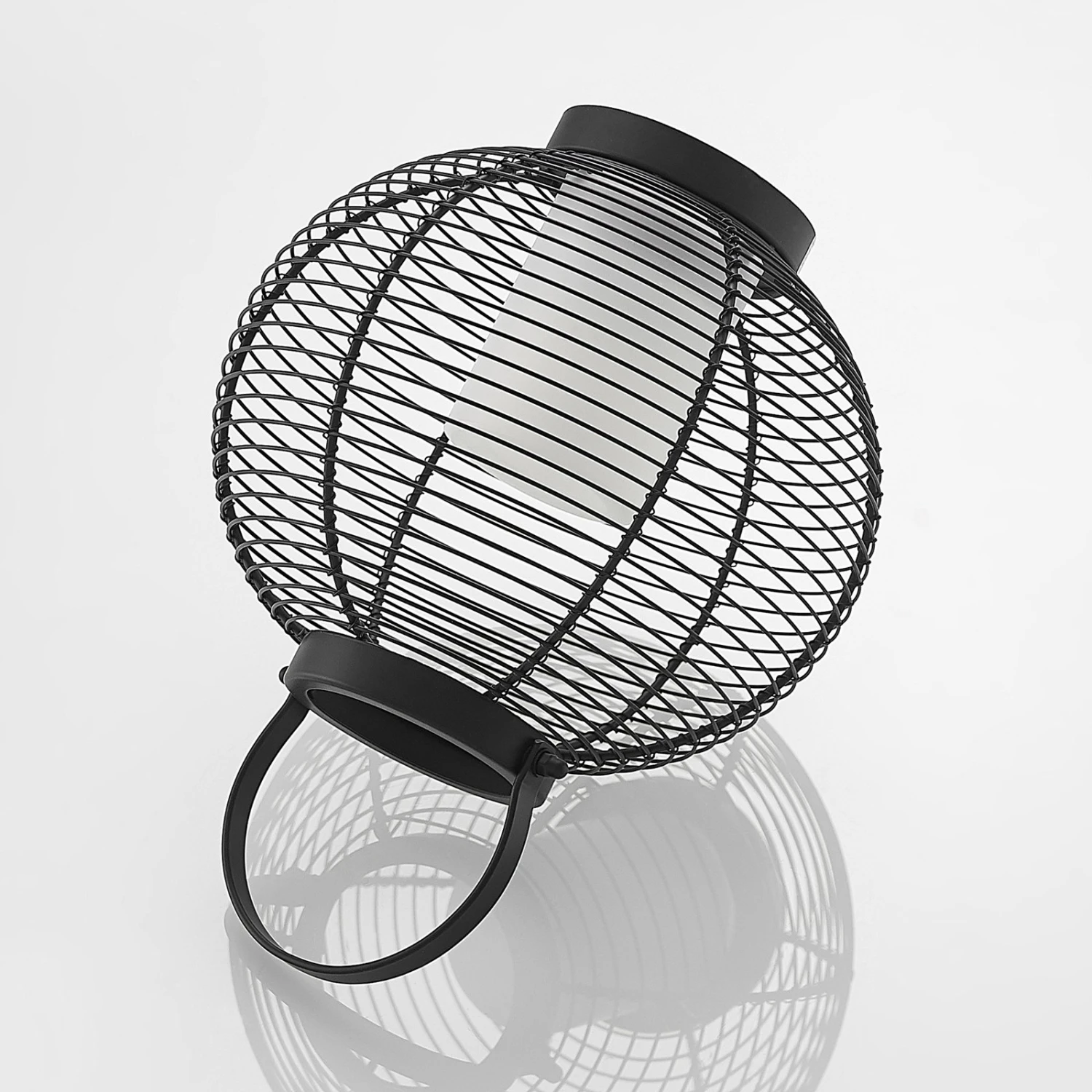 Lindby Mairuna LED-Solar-Laterne, Schwarz, 22,7 Cm – Bild 8